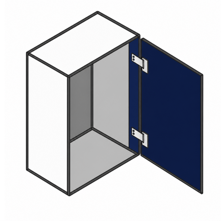 Ajouter une porte sur un caisson ouvert